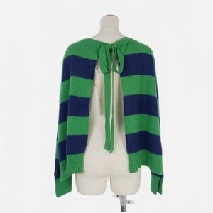 Marni Knit Cardigan Green and Blue shrug
